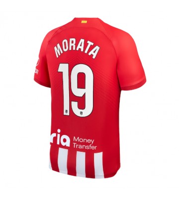 Maillot de foot Atletico Madrid Alvaro Morata #19 Domicile 2023-24 Manches Courte